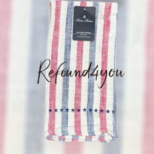 Brooks Brothers - ‘American Flag’ dish towels (3). NWT. Last One!